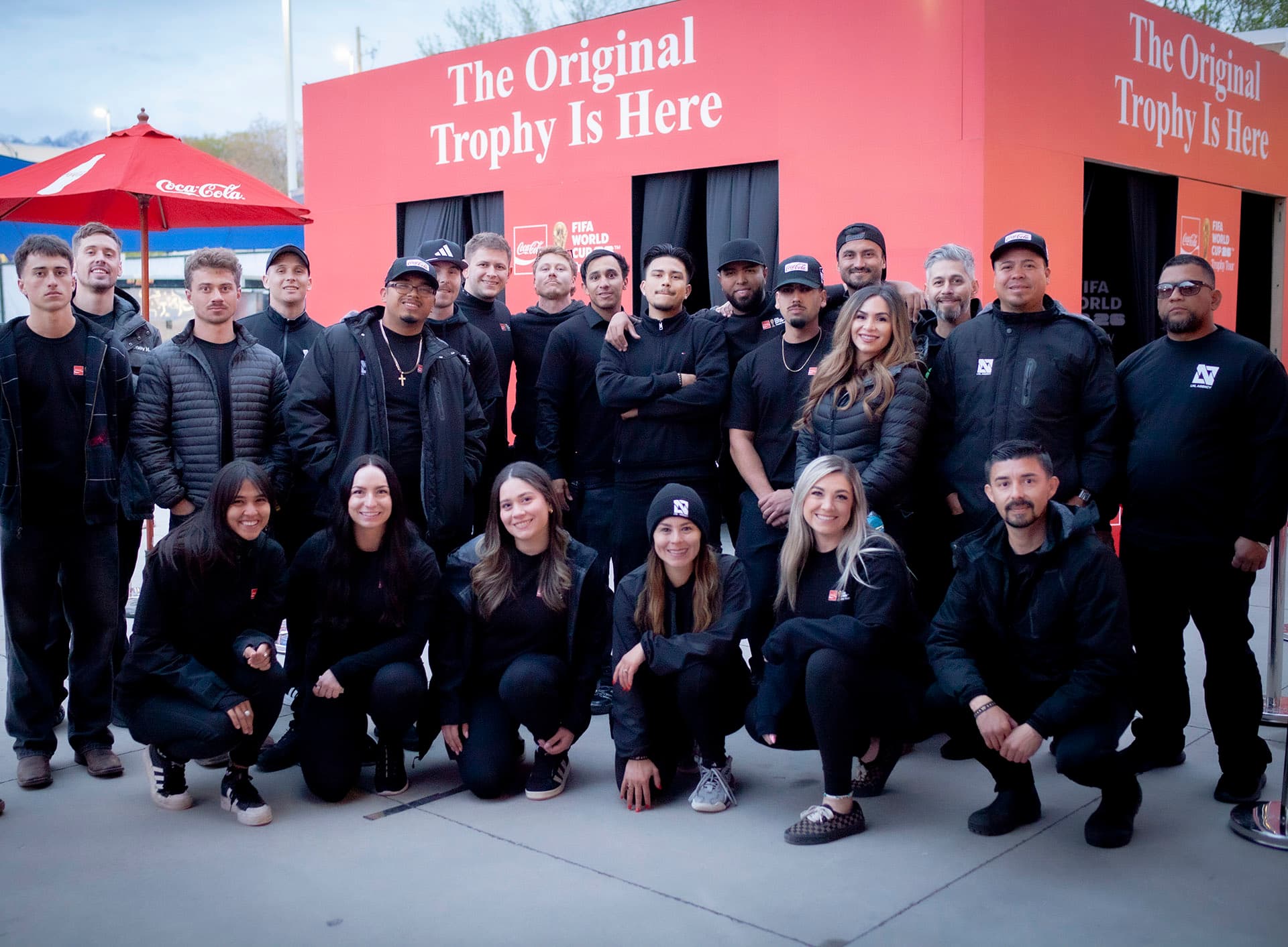 LNL Agency team on-site at an activation